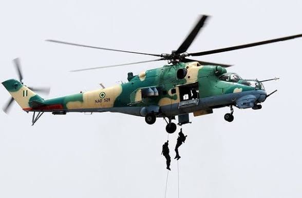 NAF STRIKES KILL SEVERAL TERRORISTS IN SAMBISA