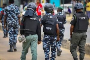 LAGOS POLICE INTERCEPT CAMOUFLAGE, ARREST 49 FOREIGN NATIONALS
