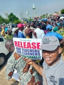FCT TEACHERS PROTEST PROLONGED CAPTIVITY OF ABDUCTED COLLEAGUES, STUDENTS