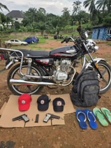 POLICE RECOVER TWO FABRICATED PISTOLS, CULT-INSCRIBED CAPS IN ANAMBRA
